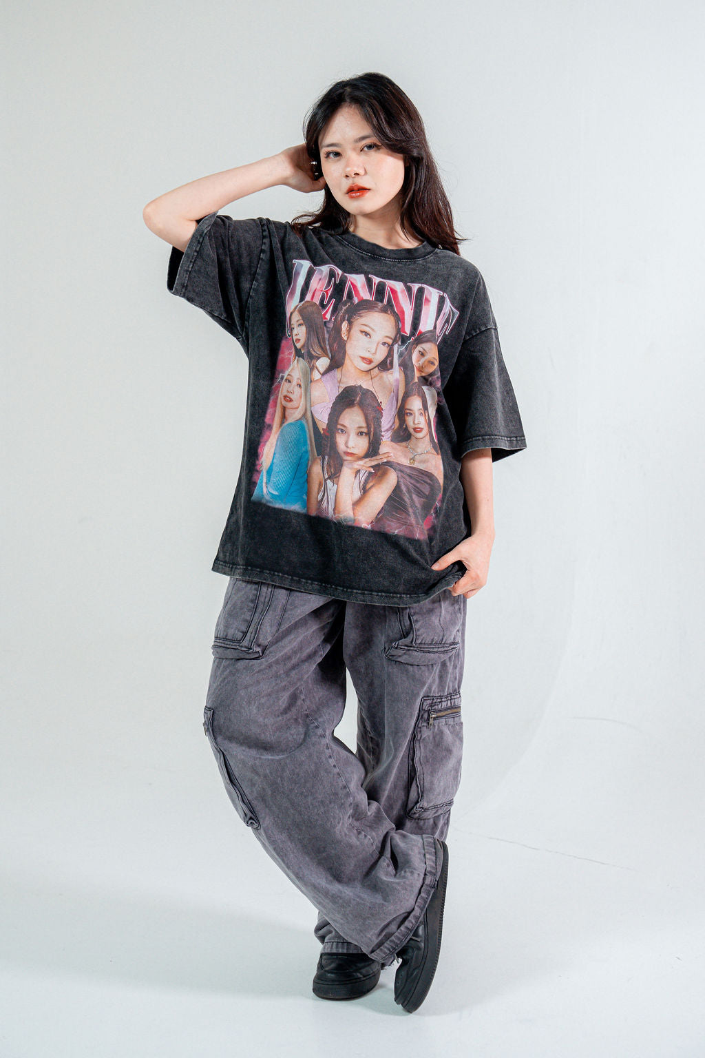 Jennie for   Tシャツ XS シアーライラック JENNIE ジェニー BOOTLEG Tシャツ | 西田商店
